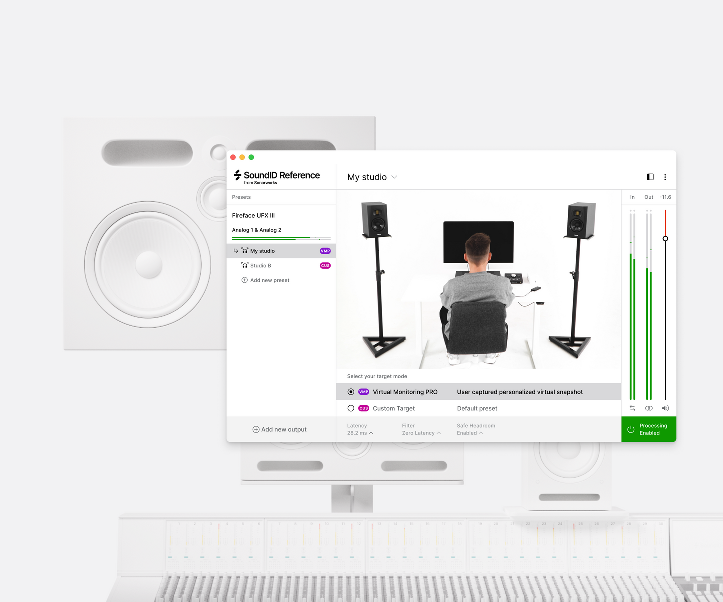 Mag-upgrade mula sa SoundID Reference patungong Virtual Monitoring PRO | na may Binaural Microphone EREF