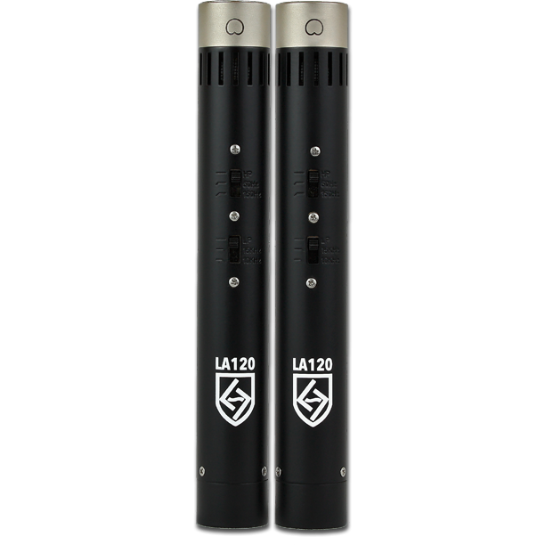 LA-120 MKII Small-Diaphragm FET Condenser Microphone w/ Attenuation Pair