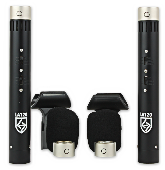 LA-120 MKII Small-Diaphragm FET Condenser Microphone w/ Attenuation Pair