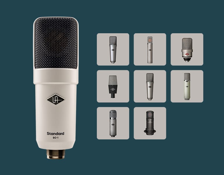 UA SC-1 Standard Condenser Microphone w/ Hemisphere