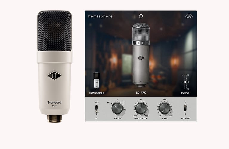 UA SC-1 Standard Condenser Microphone w/ Hemisphere