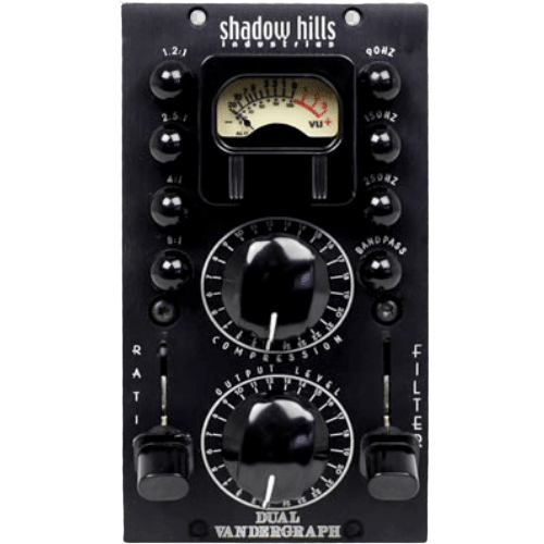 DUAL VANDERGRAPH Fully discrete 500 Series stereo compressor