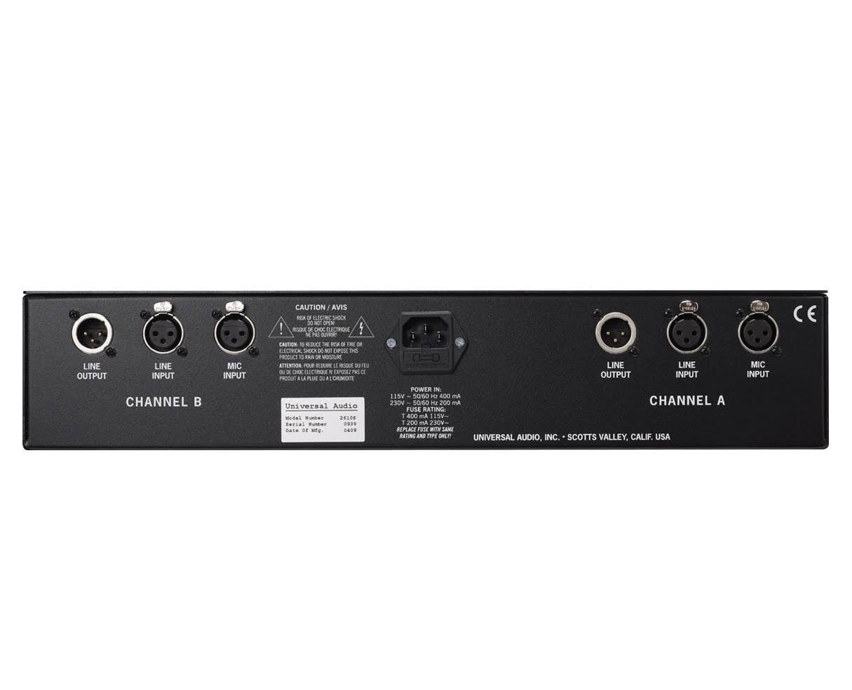 2-610 Dual Channel Mic Preamplifier
