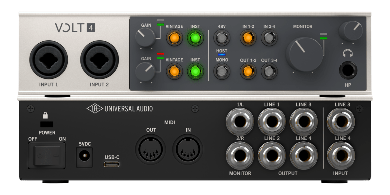Volt 4 USB-C Audio Interface