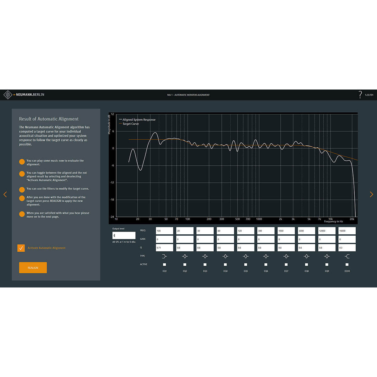 MA-1 Automatic Monitor Alignment Microphone
