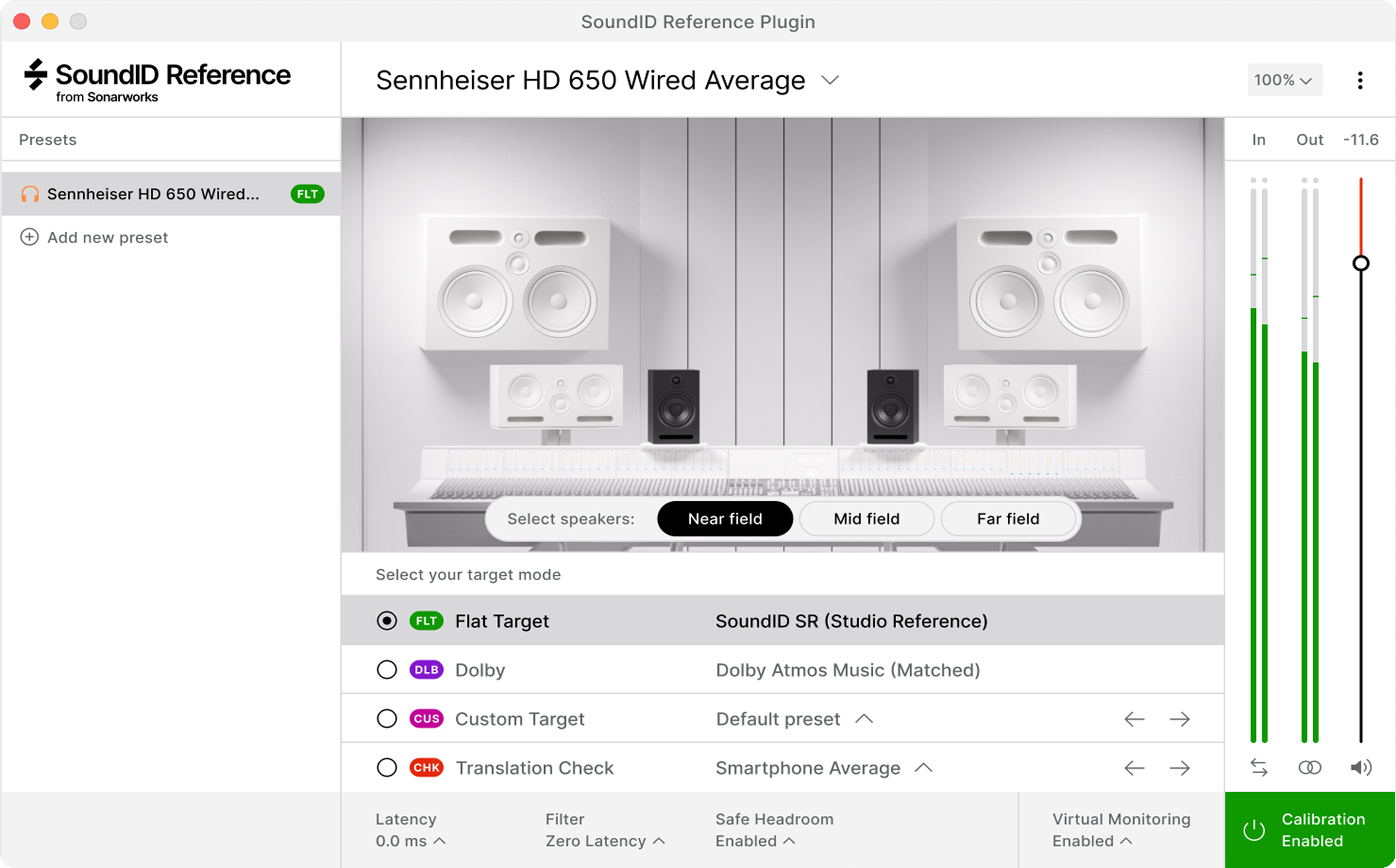 SoundID Reference Virtual Monitoring