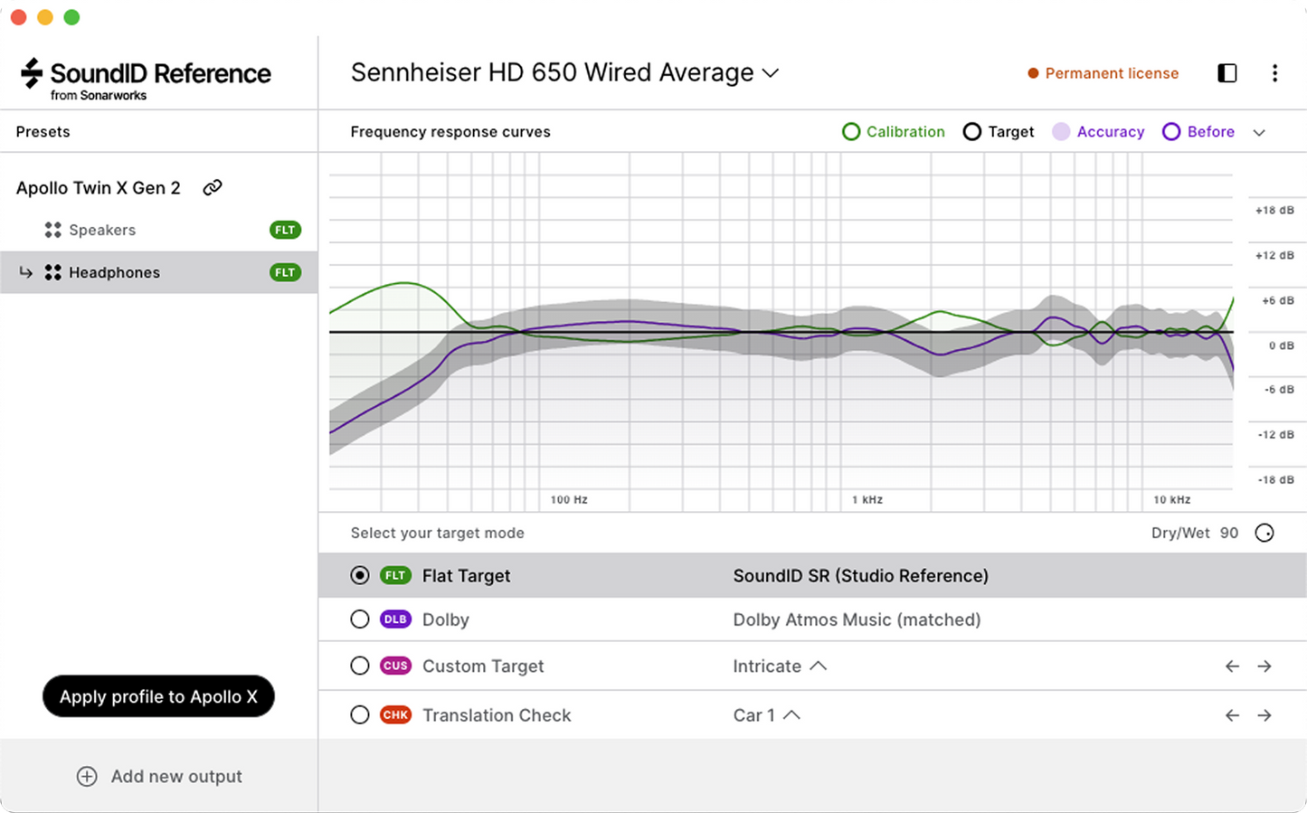 SoundID Reference for Headphones and Apollo Monitor Correction Add-on bundle
