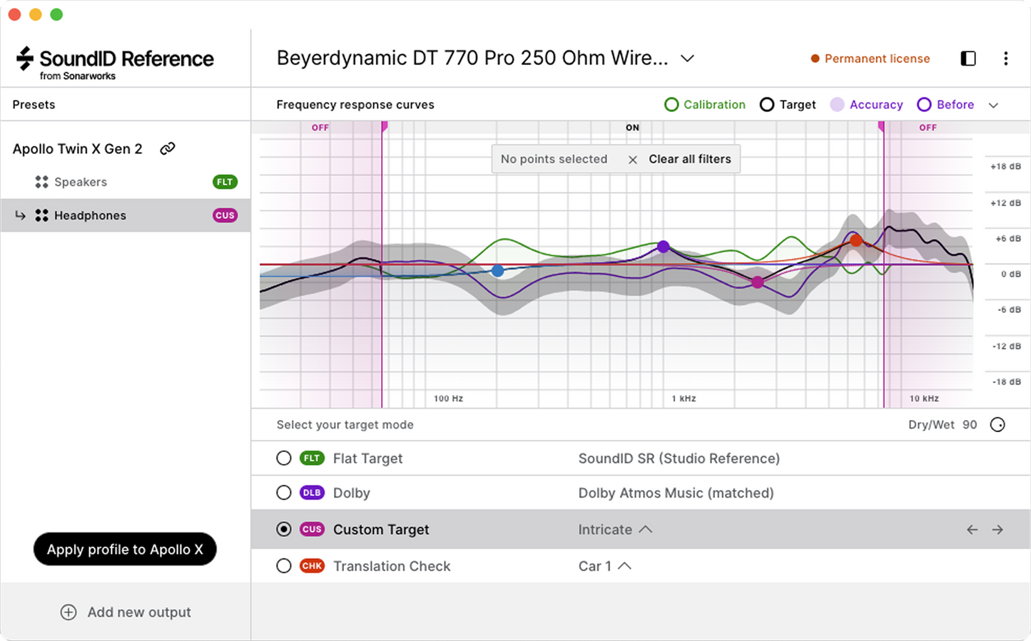 SoundID Reference for Headphones and Apollo Monitor Correction Add-on bundle