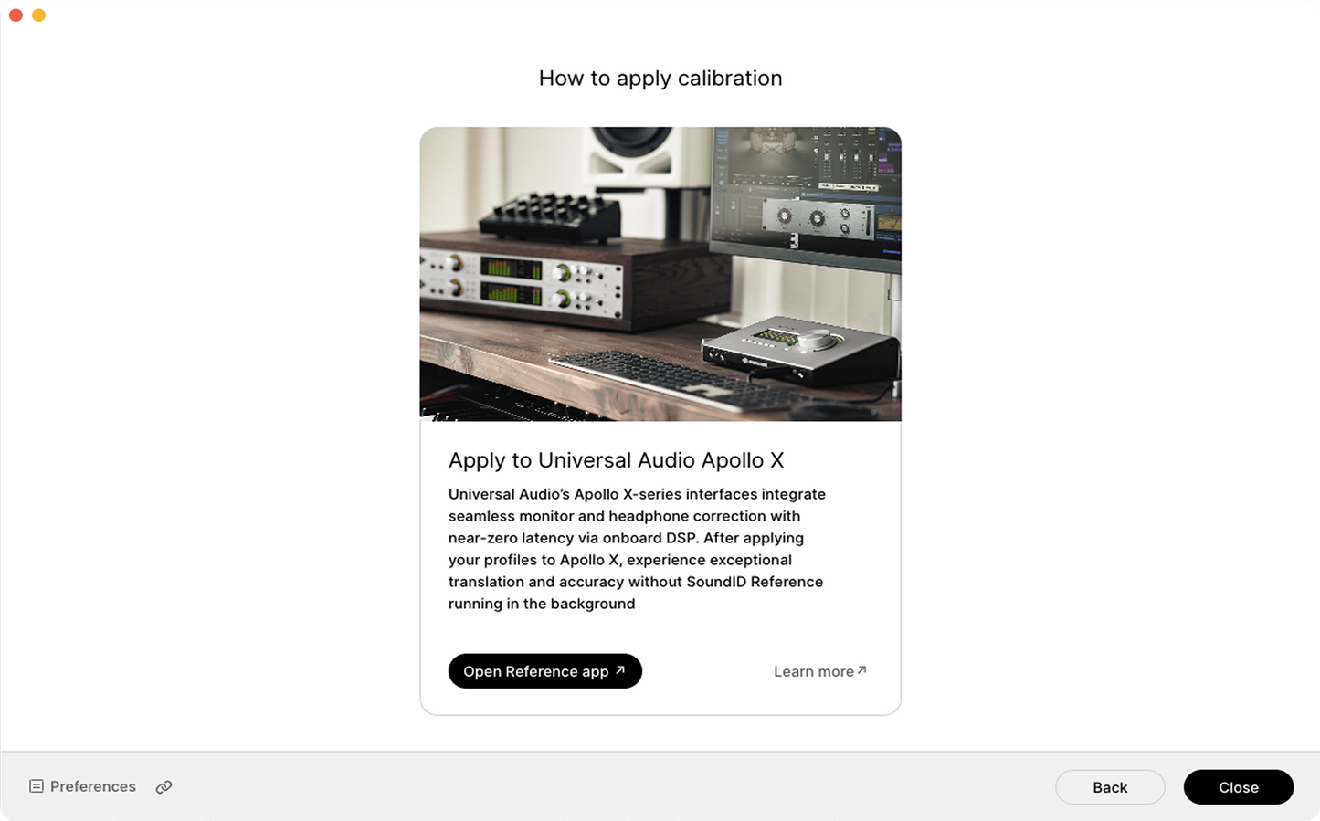 SoundID Reference for Speakers & Headphones and Apollo Monitor Correction Add-on bundle