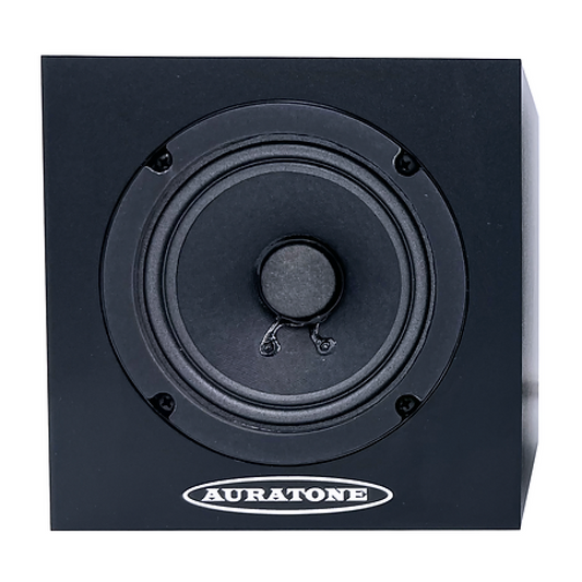 5C Active Super Sound Cube Studio Monitor 4.5 inch Reference Monitors - 1 PAIR  - BLACK