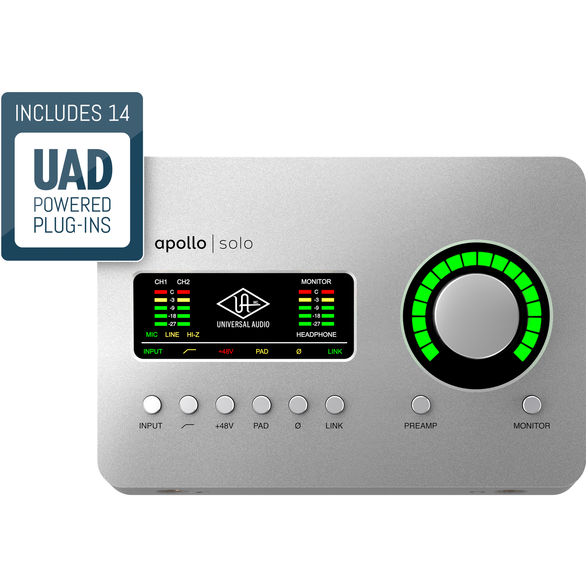 DTM・DAW Universal Audio Apollo Solo Thunderbolt Apollo SOLO Heritage Thunderbolt 3 – Dream Audio