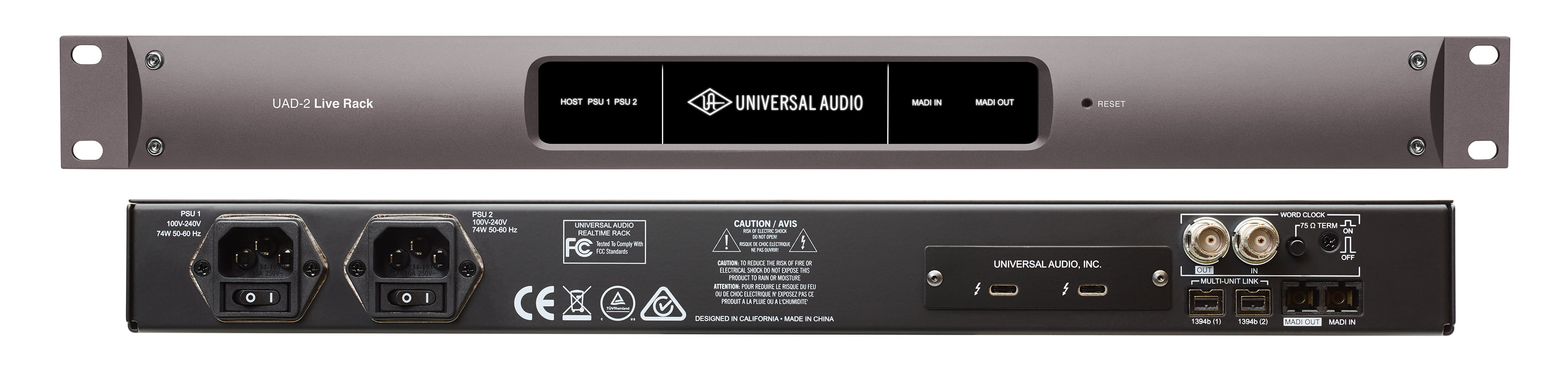Uad Audio Interface Rack UAD-2 Live Rack – Dream Audio